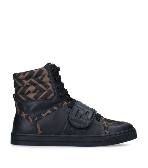 fendi kids trainers|fendi high top sneakers women's.